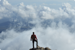 View from the top of the world